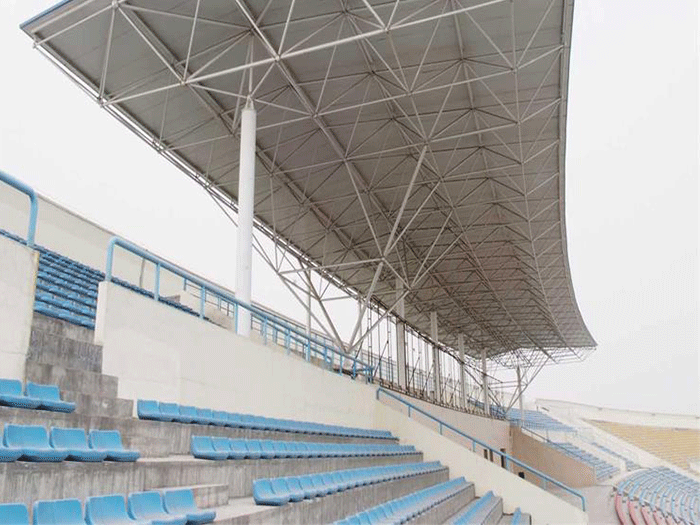 固原四小体育馆网架